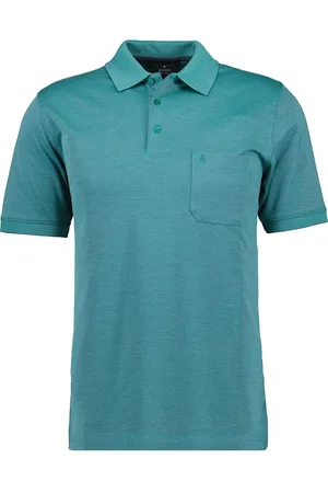 Ragman Softknit Polo shirt Korte mouw