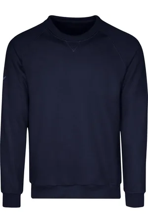 Trigema Sweatshirt ronde halsMarine, Effen