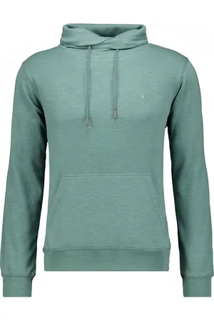Ragman Sweatshirt Trekkoordgroen, Effen