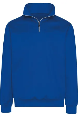 Trigema Sweatshirt ritssluitingkoninklijk, Effen
