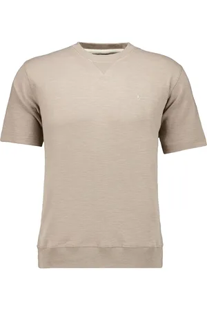 Ragman Sweatshirt ronde halswalnoot, Effen