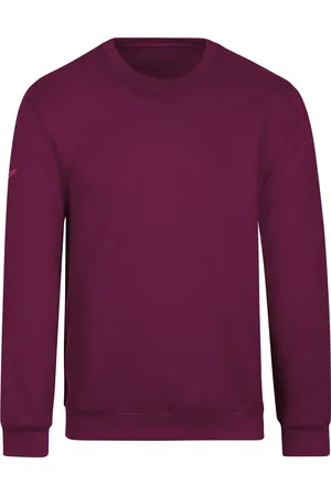 Trigema Sweatshirt ronde halssangria, Effen