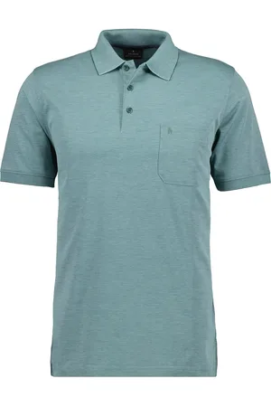 Ragman Softknit Polo shirt Korte mouw