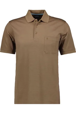 Ragman Softknit Polo shirt Korte mouw