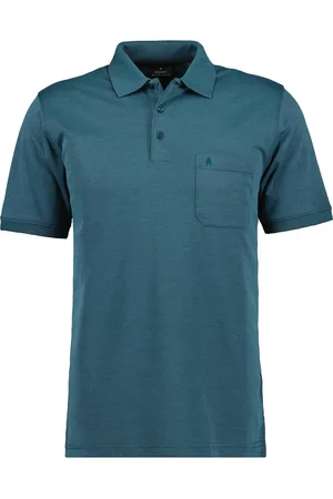Ragman Softknit Polo shirt Korte mouw