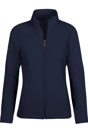 Trigema Dames fleece jas , Effen