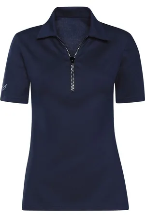 Trigema Dames Poloshirt , Effen