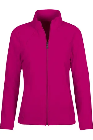 Trigema Dames fleece jas , Effen