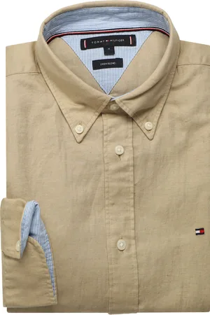 Tommy Hilfiger Linnen Overhemd , Effen
