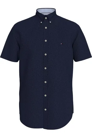 Tommy Hilfiger Linnen Overhemd , Effen
