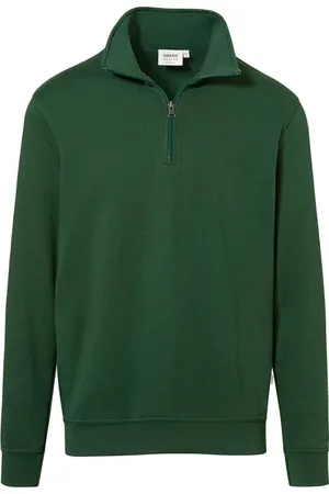 HAKRO 451 Half-Zip Sweater , Effen