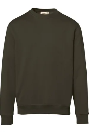 HAKRO Organic Sweatshirt ronde hals , Effen