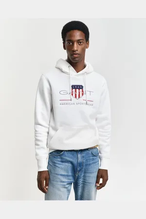 GANT Shield Hooded Sweatshirt , Effen