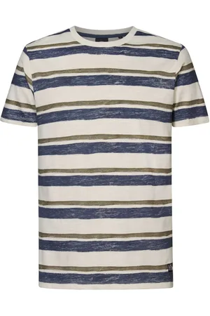 Petrol Industries T-Shirt ronde hals , Gestreept