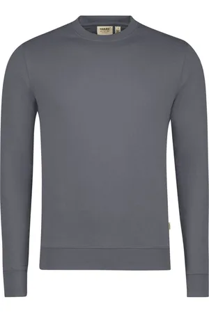 HAKRO Sweatshirt ronde halsantraciet, Effen
