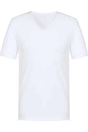 Mey T-Shirt V-hals , Effen