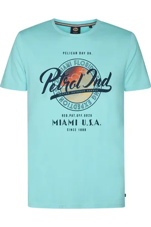 Petrol Industries T-Shirt ronde hals , Bedrukt