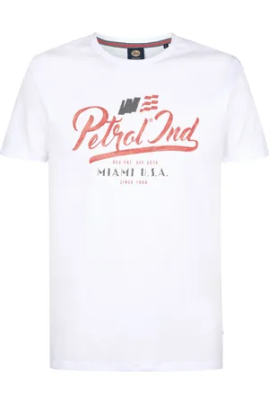 Petrol Industries T-Shirt ronde hals , Bedrukt
