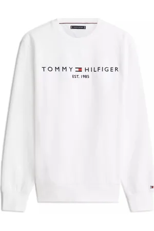 Tommy Hilfiger Sweatshirt ronde halswit, Effen