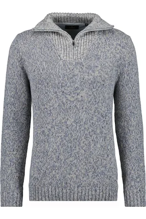 Ragman Half-Zip Sweater , Gestructureerd
