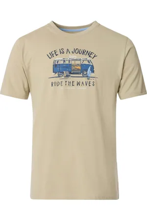 Redmond T-Shirt ronde hals , Bedrukt