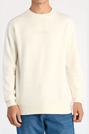 Lindbergh Sweatshirt ronde halsbeige, Bedrukt
