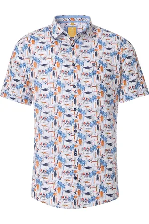 Redmond Casual Overhemd Korte mouw