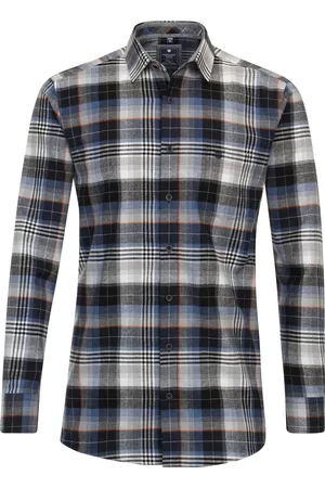 Redmond Casual Flanellen Overhemd , Geruit