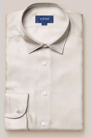 Eton Casual Overhemd , Effen