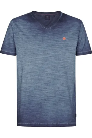 Petrol Industries T-Shirt V-hals , Gewassen