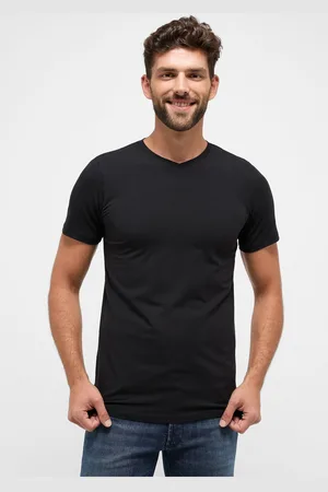 ETERNA T-Shirt ronde hals , Effen