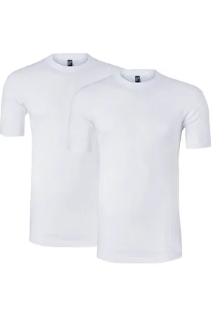 Alan Red Virginia T-Shirt ronde hals Dubbel pak , Effen