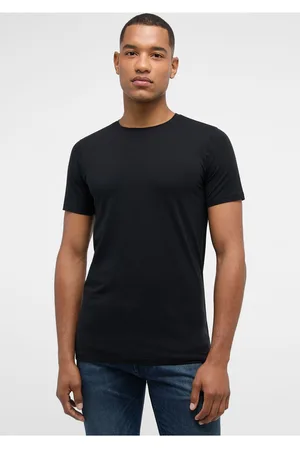 ETERNA T-Shirt ronde hals , Effen
