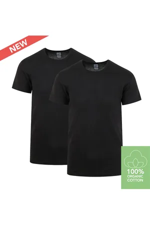 Alan Red T-Shirt ronde hals Dubbel pak , Effen