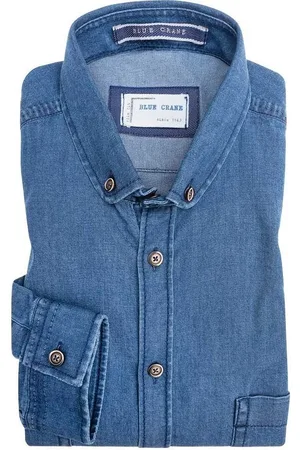 Blue Crane Denim shirt , Effen
