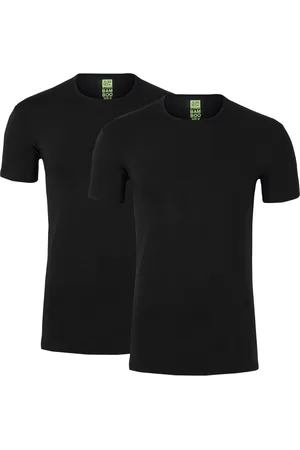 Alan Red T-Shirt ronde hals , Effen