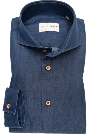Blue Crane Denim shirt , Effen