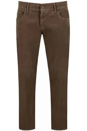 Alberto Pipe Five-Pocket-Broek , Effen