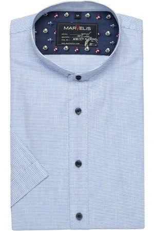 Marvelis Casual Overhemd Korte mouw /