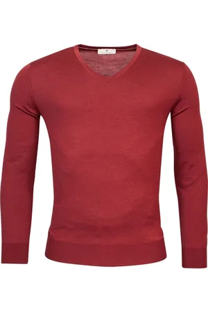 Thomas Maine Trui V-halsrood, Effen