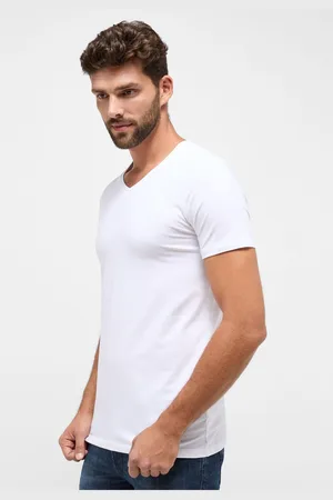 ETERNA T-Shirt V-hals , Effen