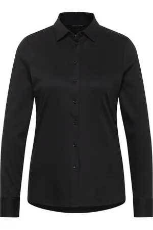 ETERNA Jersey blouse , Effen