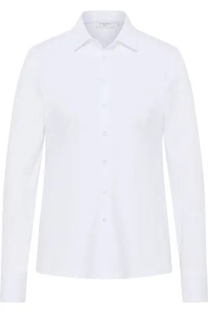 ETERNA Jersey blouse , Effen