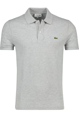 Lacoste Polo slim fit gemêleerd katoen