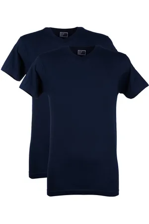 Alan Red T-shirts aanbieding uni katoen