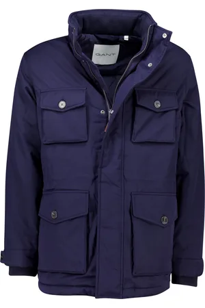 GANT Winterjas effen zakken normale fit