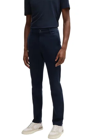 HUGO BOSS Katoenen Boss Orange Pantalon chino slim fit