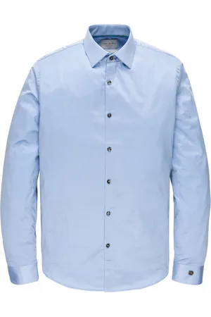 Cast Iron Slim fit overhemd effen katoen