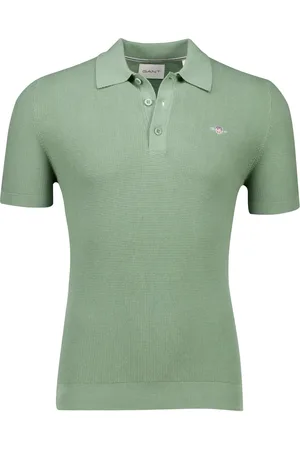 GANT Polo effen korte mouw