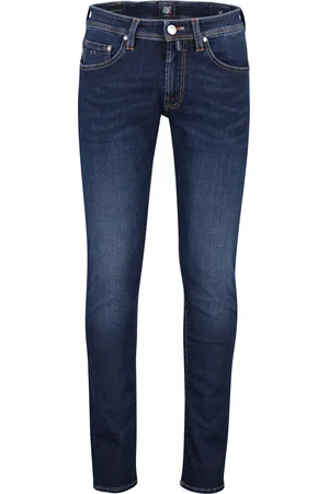 sartoria tramarossa Pantalon effen katoen slim fit